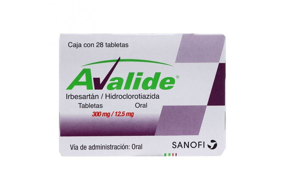 Avalide 300 / 12.5 Mg Con 28 Tabletas