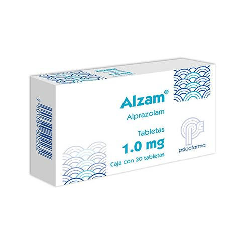 Alzam 1.0 Mg Con 30 Tabletas