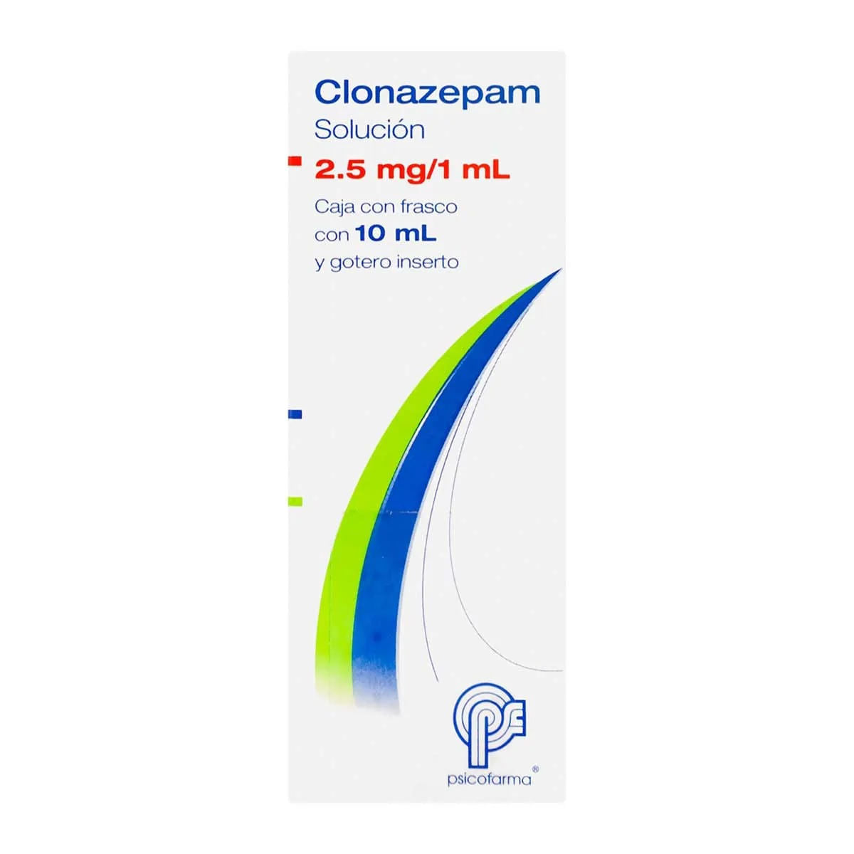 Clonazepam 2.5 Mg / 1 Ml Fco10 Ml Lgen