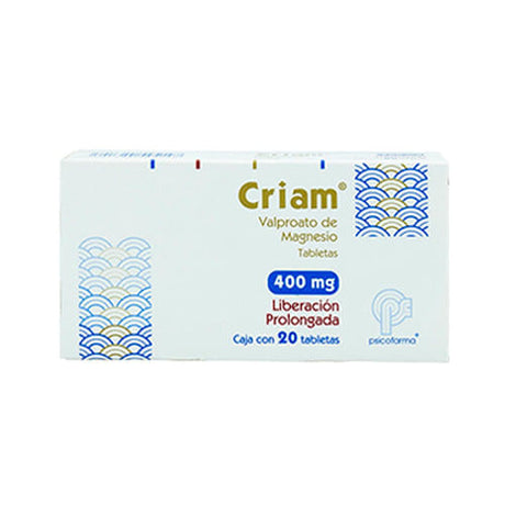 Criam 400 Mg Lib Prol Con 20 Tabletas