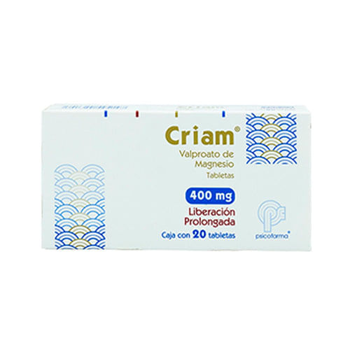 Criam 400 Mg Lib Prol Con 20 Tabletas