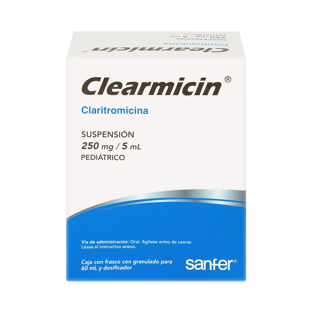 Clearmicin Suspension Ped 250 Mg / 5 Ml 60 Ml