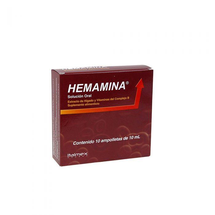 Hemamina Solución Oral 10 Ampulas 10 Ml