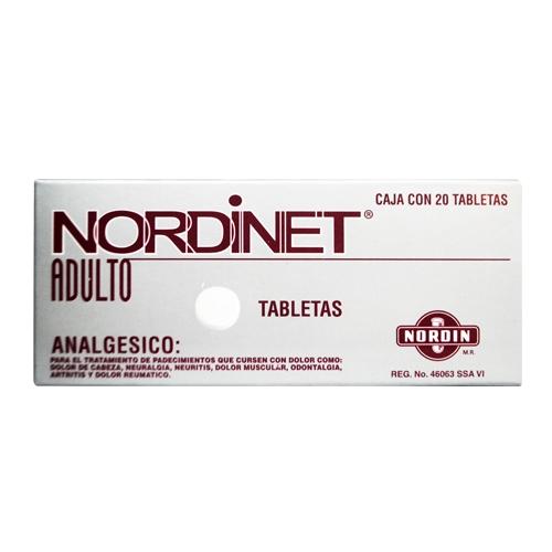Nordin Nordinet Adto Con 20 Tabletas