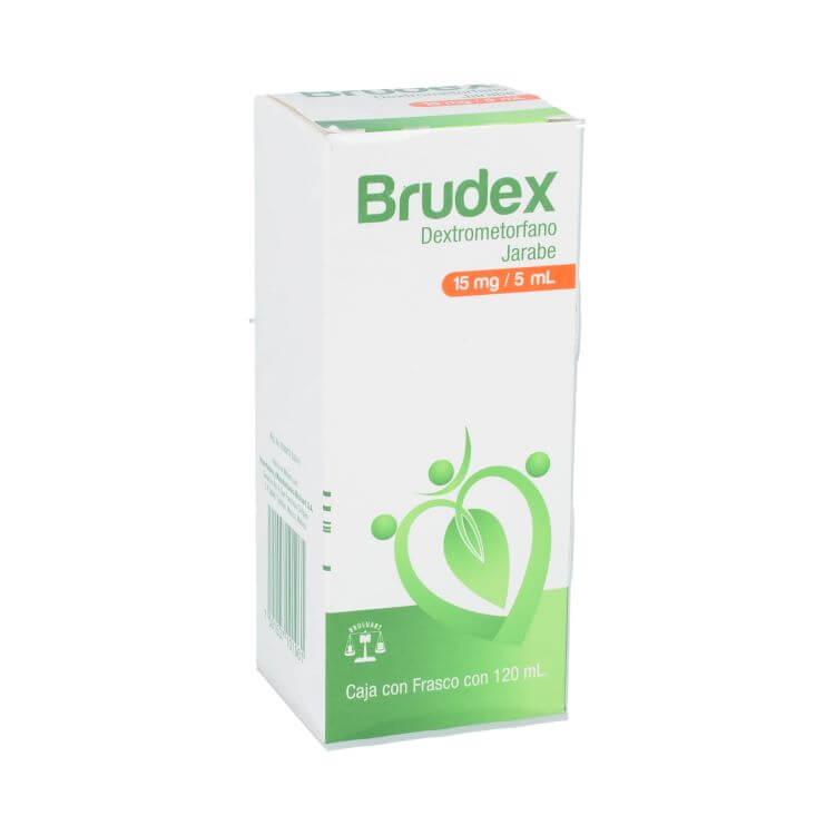 Dextrometorfano Brudex Jarabe 300 Mg / 100 Ml Frasco 120 Ml