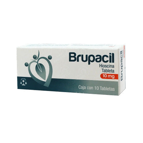 Butilhioscina Brupacil 10 Mg Con 10 Tabletas