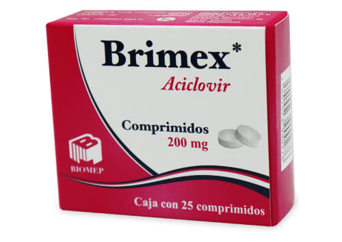 Aciclovir Brimex 200 Mg Con 25 Comprimidos