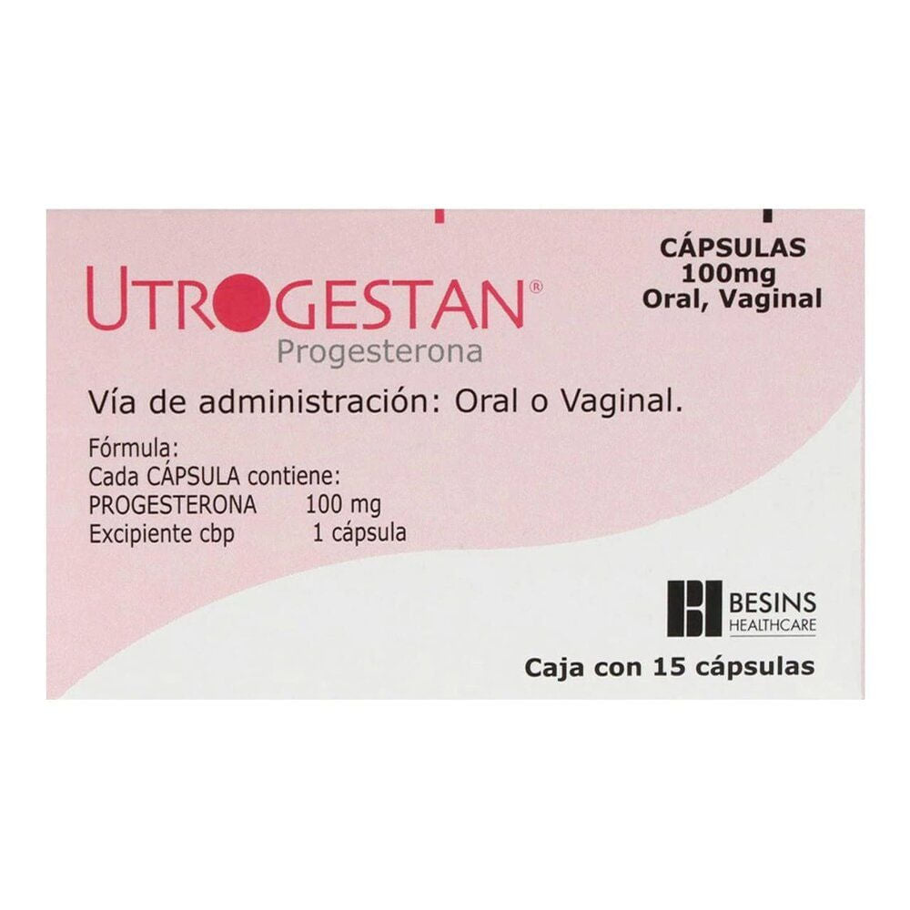 Utrogestan 100 Mg Perlas Con 15