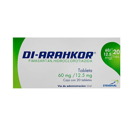 Di-Arahkor 60 / 12.5 Mg Con 20 Tabletas