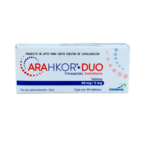 Arahkor Duo 60 / 5 Mg Con 30 Tabletas