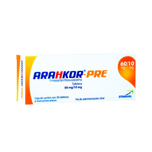 Arahkor-Pre 60 / 10 Mg Con 30 Tabletas