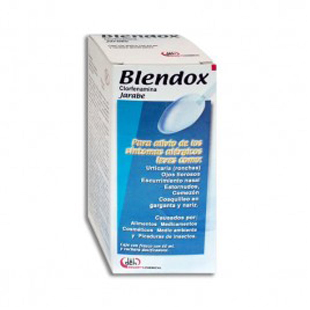 Clorfenamina Blendox Jarabe Frasco 60 Ml