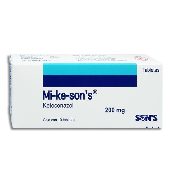Ketoconazol Mikesons 200 Mg Con 10 Tabletas
