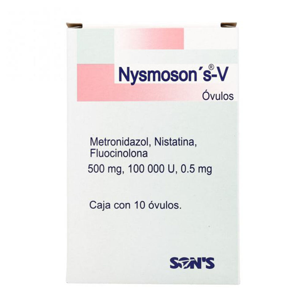Metronidazol Nistatina Fluocinonona Nysmosons - V Ovulos Con 10