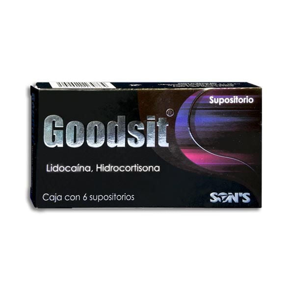 Lidocaina Hidrocortisona Goodsit 60 / 5 Mg Con 6 Sups