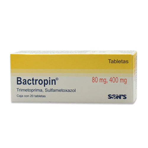 Trimetropima Sulfametoxazol Bactropin 80 / 400 Mg Con 20 Tabletas