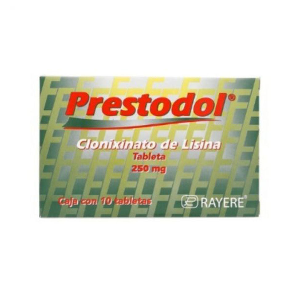 Clonixinato De Lisina Prestodol Generico 250 Mg Con 10 Tabletas