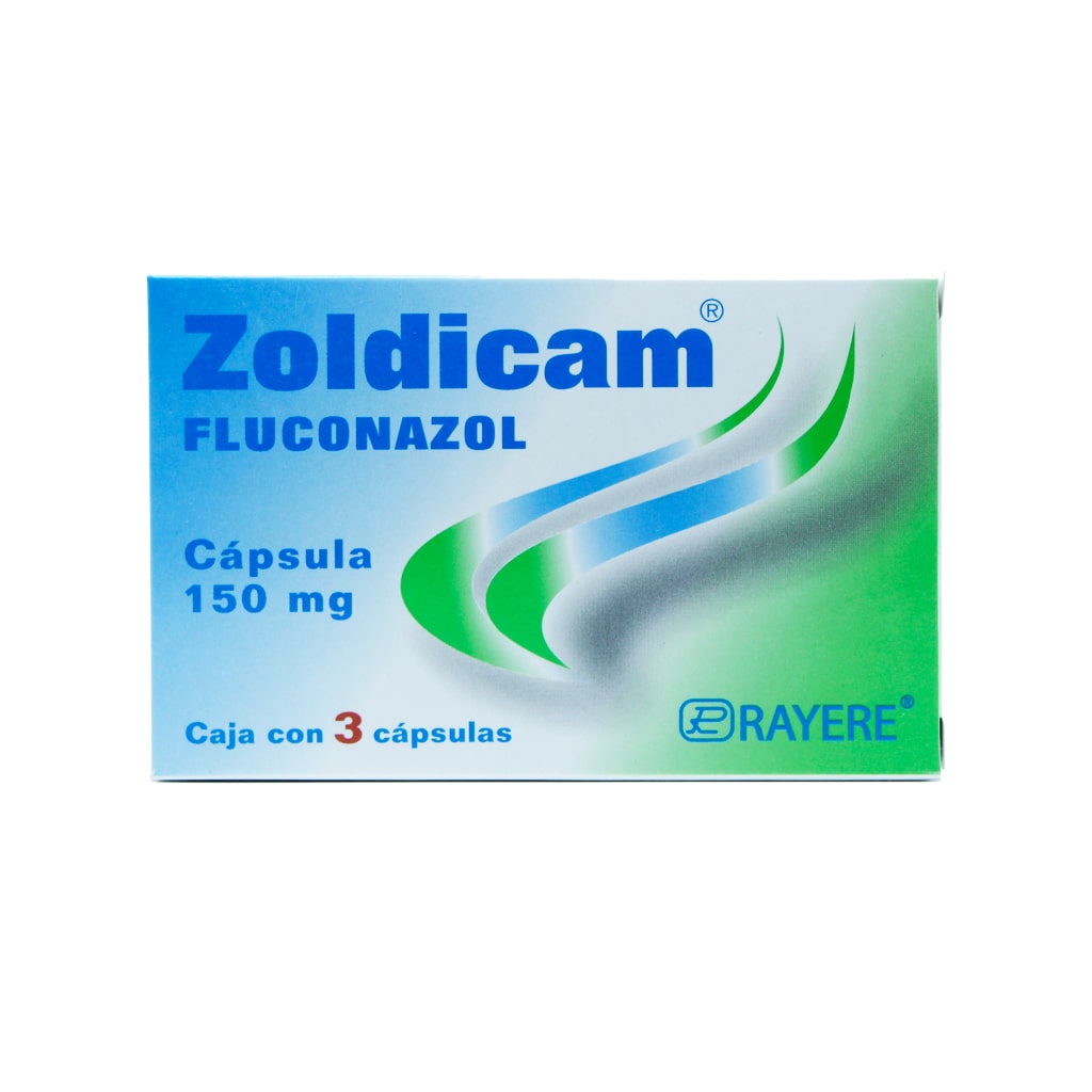 Fluconazol Zoldicam 150 Mg Con 3 Capsulas