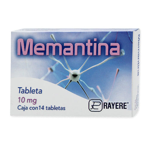 Memantina 10 Mg Con 14 Tabletas Rayere Generico