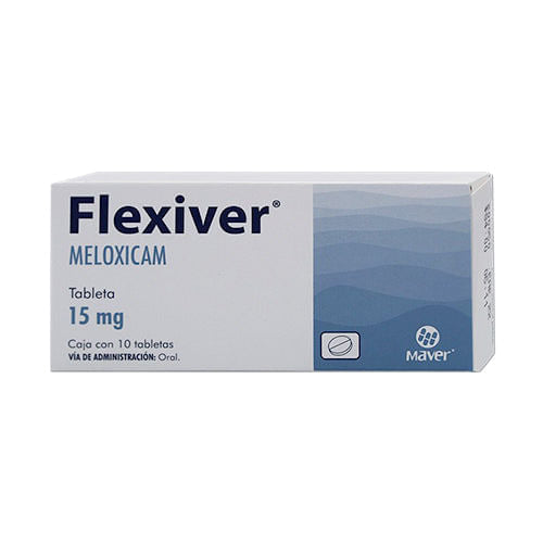 Meloxicam Flexiver 15 Mg Con 10 Tabletas