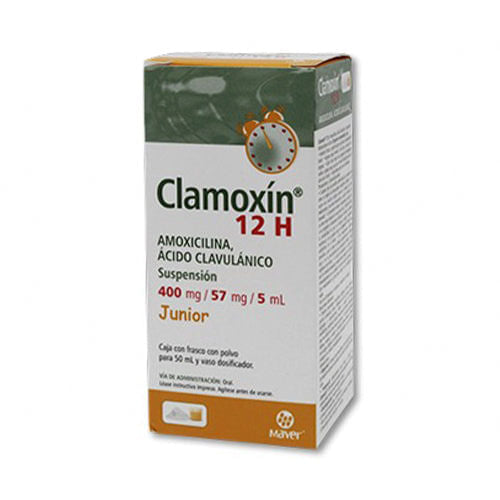 Amoxicilina Ac Clav Clamoxin 12H Suspension Junior 50 Ml