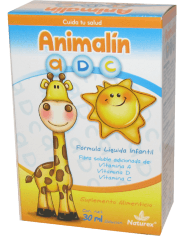 Vitamina A D C Animalin Solución Frasco 30 Ml Naturex