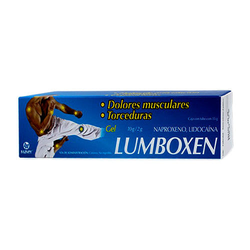 Naproxeno Lidocaína Lumboxen Gel 10 / 2 G Tubo 35 G