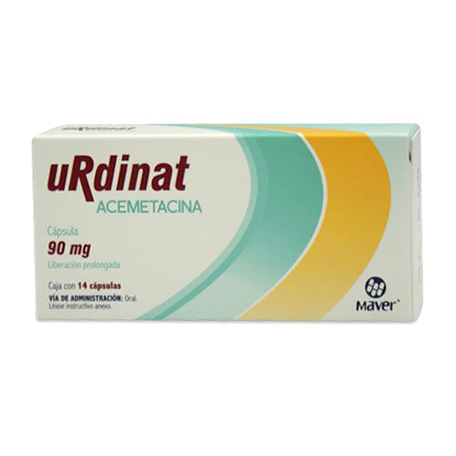 Acemetacina Urdinat 90 Mg Con 14 Capsulas