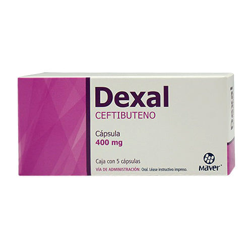 Ceftibuteno Dexal 400 Mg Con 5 Capsulas