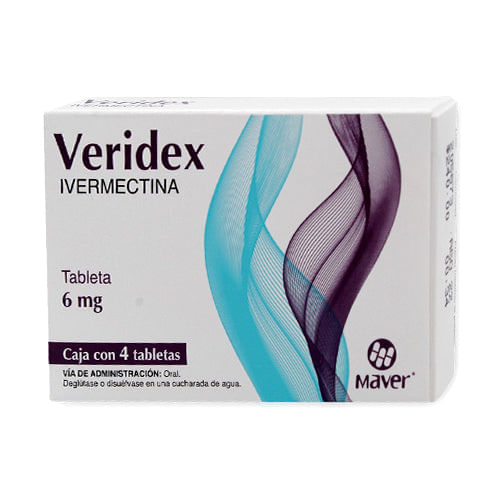 Ivermectina Veridex 6 Mg Con 4 Tabletas