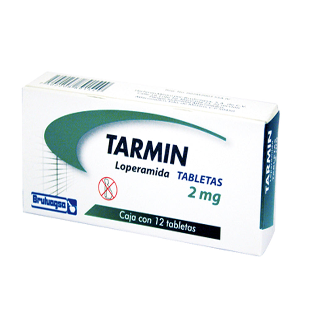 Loperamida Tarmin 2 Mg Con 12 Tabletas