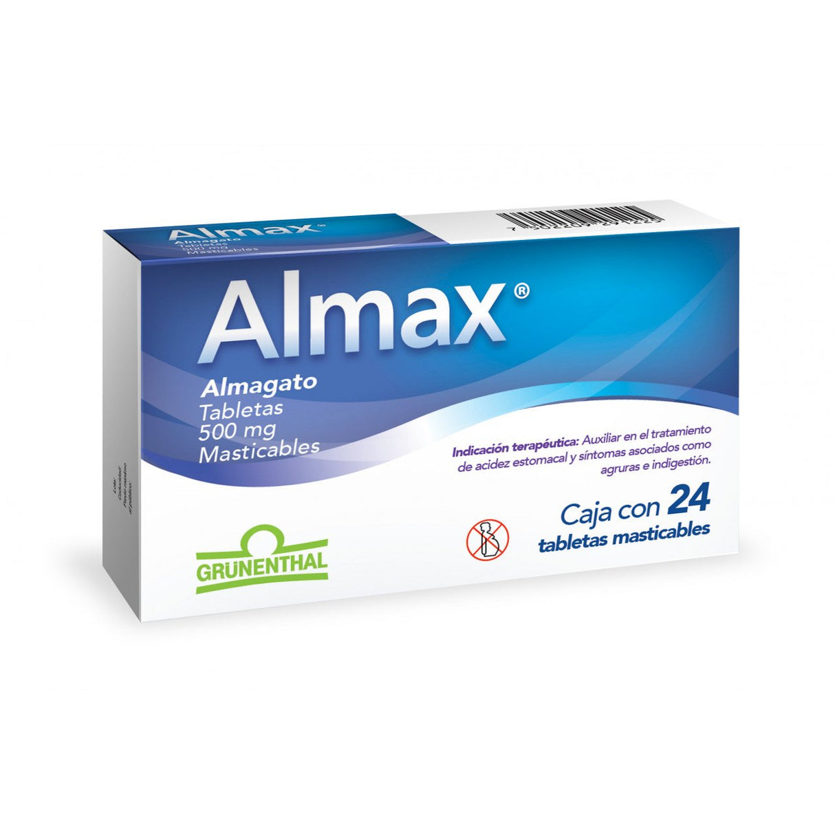 Almax 500 Mg Con 24 Tabletas Masticables