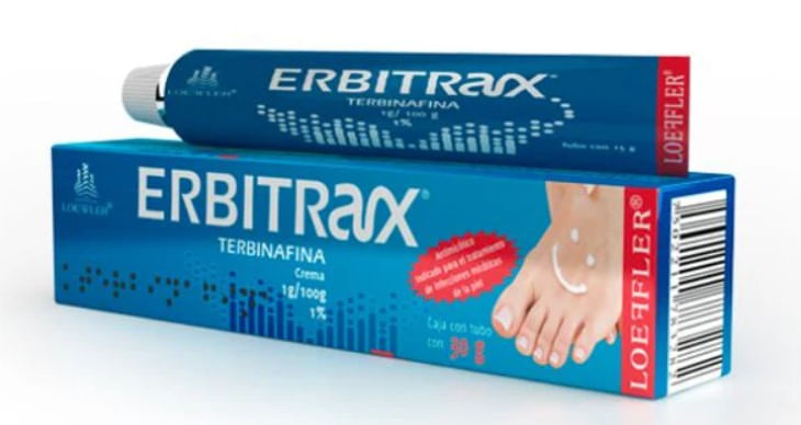 Terbinafina Erbitrax Crema 1% Tubo 30 G