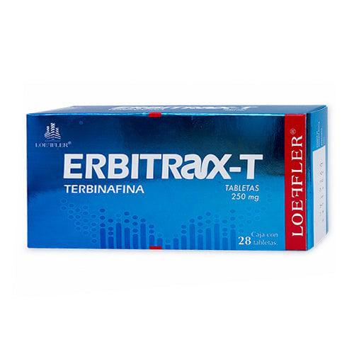 Terbinafina Erbitrax T 250 Mg Con 28 Tabletas