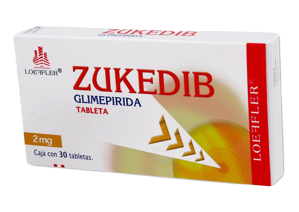 Glimepirida Zukedib 2 Mg Con 30 Tabletas