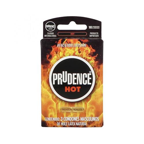 Preservativo Prudence Hot Con 3