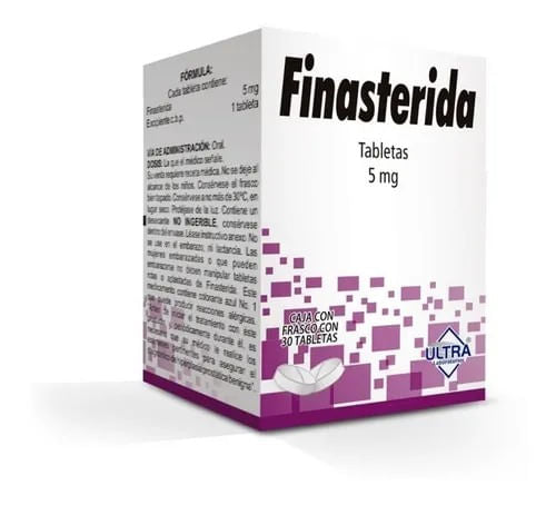 Finasterida 5 Mg Con 30 Tabletas Ultra