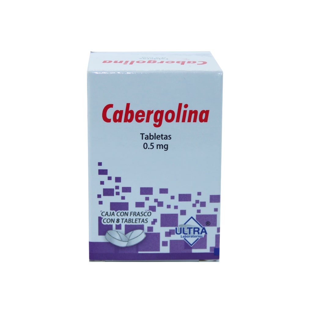 Cabergolina 0.5 Mg Con 8 Tabletas Ultra
