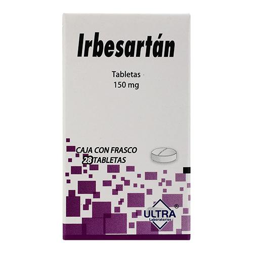 Irbesartan 150 Mg Con 28 Tabletas Generico Ultra