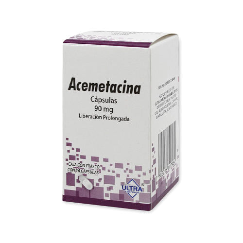 Acemetacina 90 Mg Con 14 Capsulas Generico Ultra