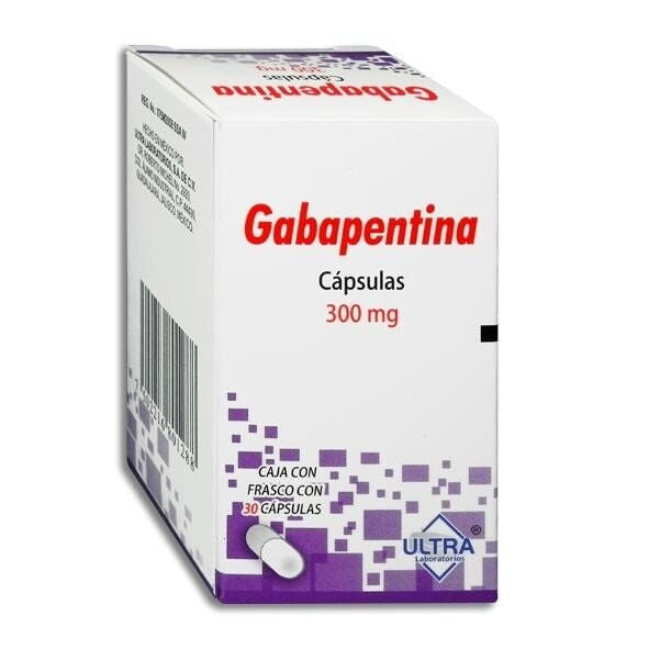 Gabapentina 300 Mg Con 30 Capsulas Ultra Generico