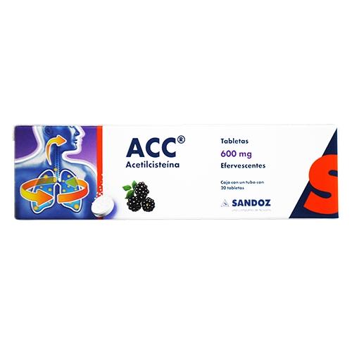 Acc 600 Mg Con 20 Tabletas Efervecentes