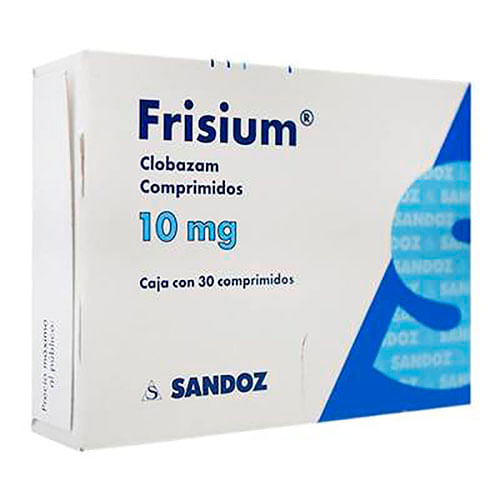Frisium 10 Mg Con 30 Tabletas ( Clobazam )