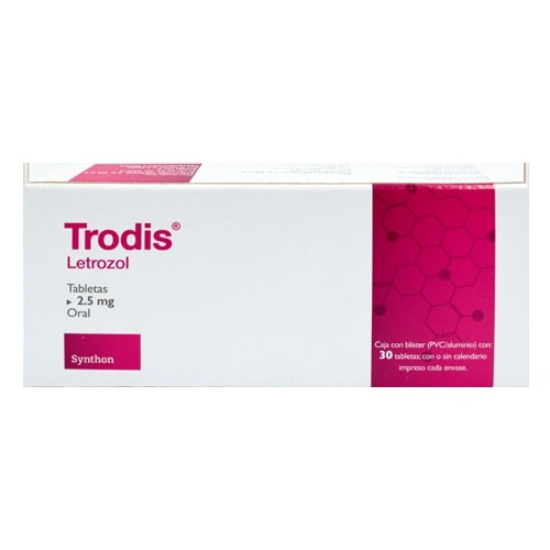 Trodis Letrozol 2.5 Mg Con 30 Tabletas