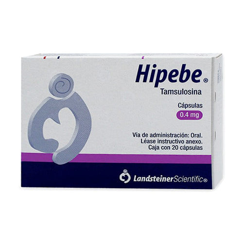 Tamsulosina Hipebe 0.4 Mgcon 20 Capsulas