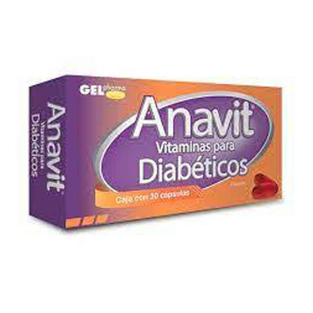 Anavit Vita Para Diabeticos Con 30 Capsulas