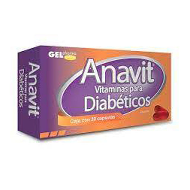 Anavit Vita Para Diabeticos Con 30 Capsulas