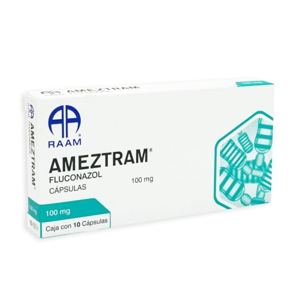 Fluconazol Ameztran 100 Mg 10 Capsulas