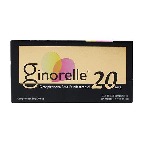 Ginorelle 20 3 Mg / 20 Mcg Con 28 Comprimidos