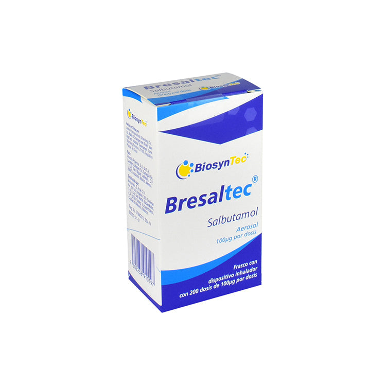 Salbutamol Bresaltec Spray 100 Mcg / Dosis Frasco 200 Dosis